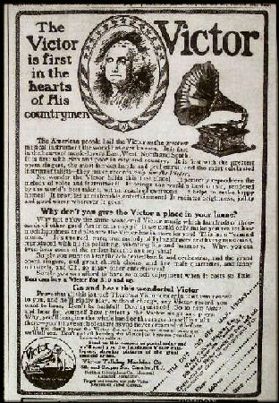 1910 Advertisement VICTOR TALKING MACHINE CO