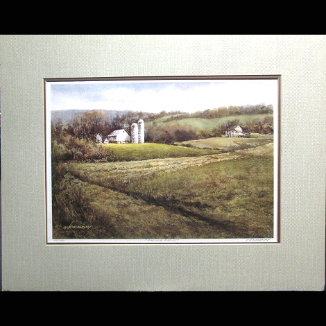 ROLLING FIELDS LE Signed Numbered Print by R Krasnansky
