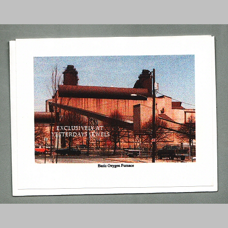 Bethlehem Steel Basic Oxygen Furnace Notecard