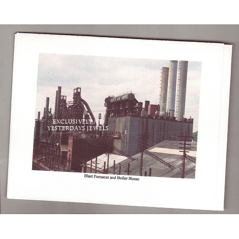Bethlehem Steel Blast Furnaces & Boiler House Notecard
