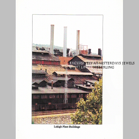 Bethlehem Steel Lehigh Plant Buildings Notecard