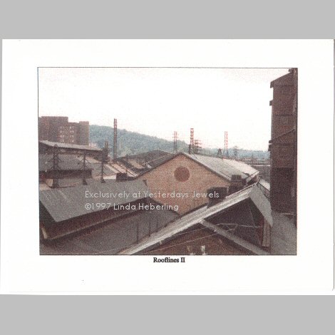 Bethlehem Steel Rooflines II Notecard