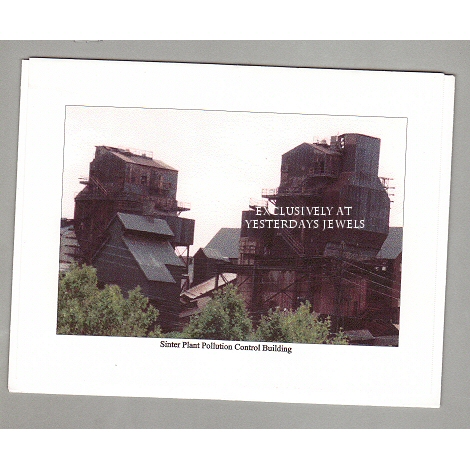 Bethlehem Steel Sinter Plant Pollution Control Building Notecard