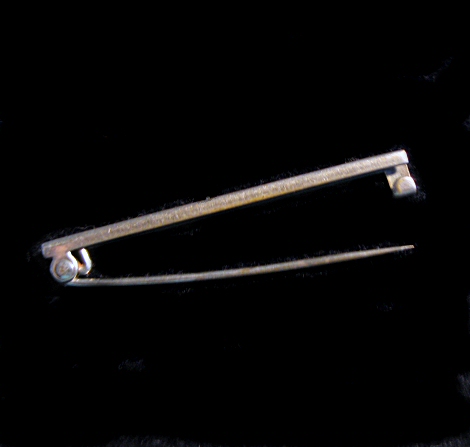 Silver Bar Pin