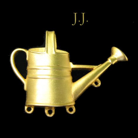 Jonette Jewelry Watering Can Brooch