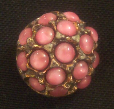 Antique Moonstone Button