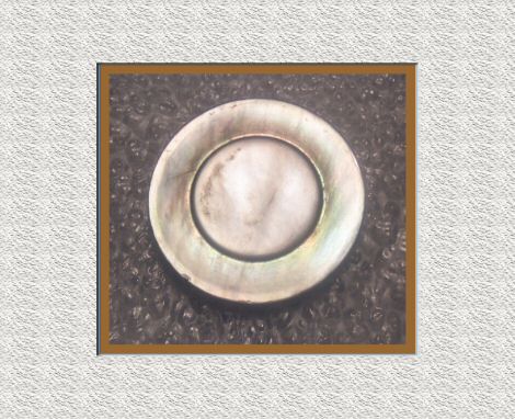 Abalone Shell Buttons - Set of 2