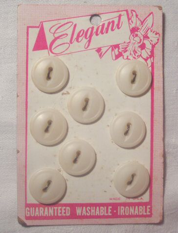 Elegant Buttons on Original Card