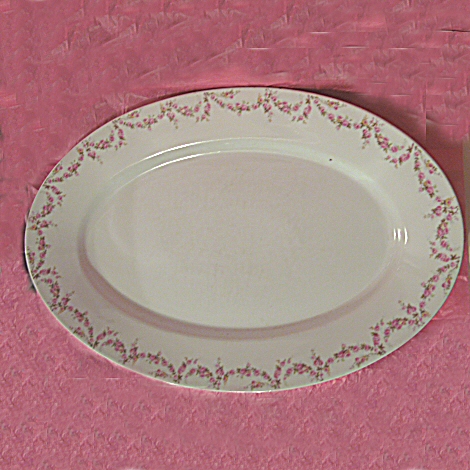 Royal Schwarzburg Rose Swag Platter
