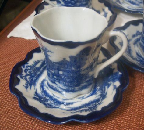 FLow Blue Japan Cup and Saucer