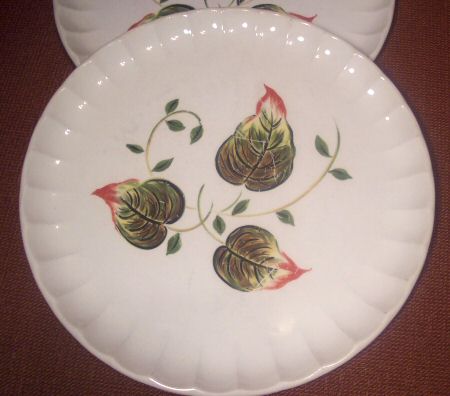 1930s W. S. George Dinner Plate