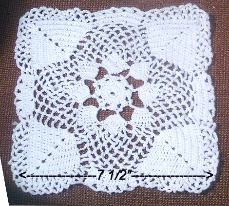 Square Crochet Doily