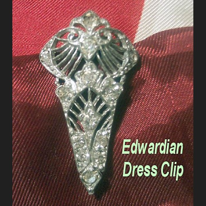 Edwardian or Art Deco Dress Clip