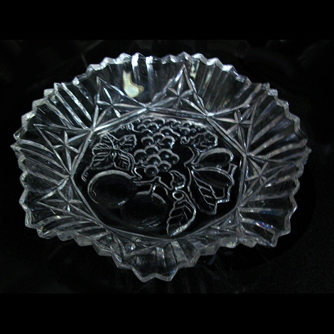 Federal Glass Pioneer Fluted Fruit Bowl