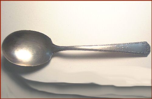 1941 International Puritan Silver Plate Soup Spoon