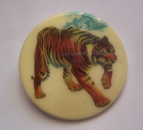 Tiger Transfer Print Pin