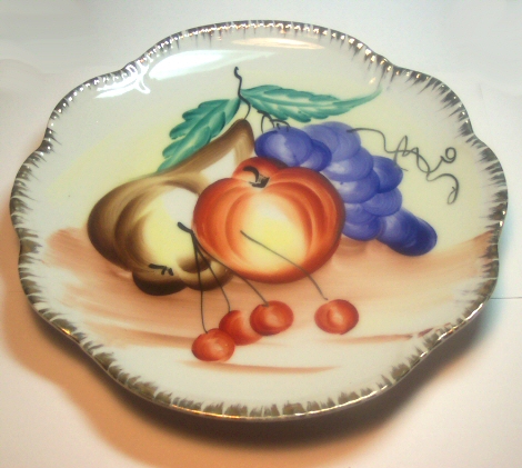 Vintage Inarco Japan andpainted Wall Plate