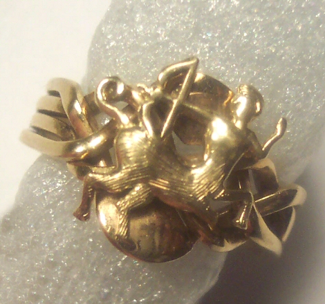Gold Centaur Ring