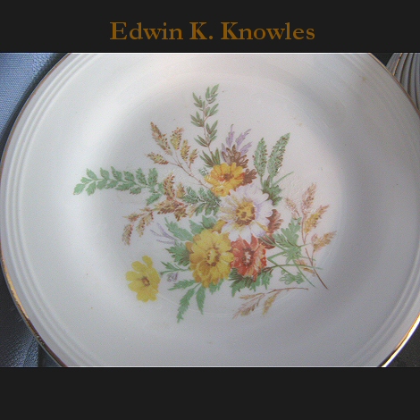 Edwin K Knowles KN059 Fruit Dessert Bowl