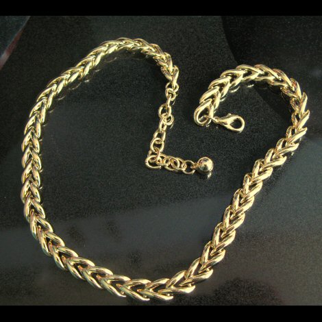 Goldtone Link Necklace
