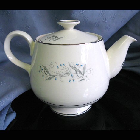 Glazed Porcelain Teapot