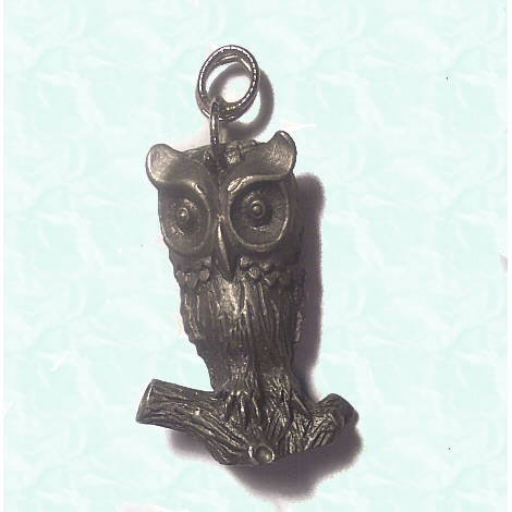 Pewter Owl Pendant