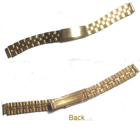 Gold Washed Watch Band