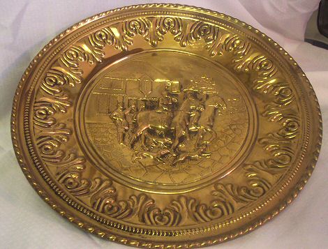 Made in England Equestrian Brass Wall Plaque