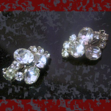 Diamante Clipback Earrings