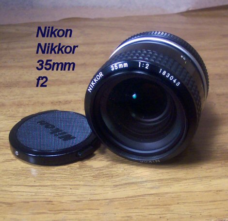 Nikon Nikkor 35mm f2 Lens