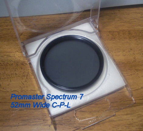 Promaster Spectrum 7 52mm WIDE C-P-L Lens