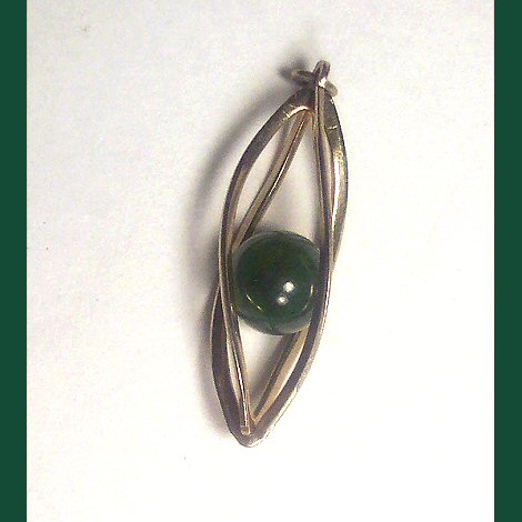 Modernist Style Cage Pendant