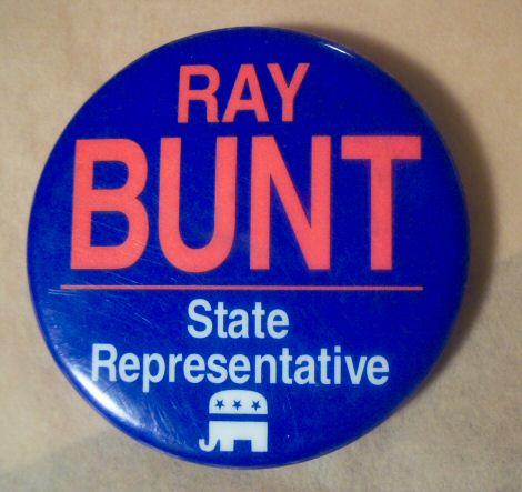Ray Bunt PA State Representative Political Button