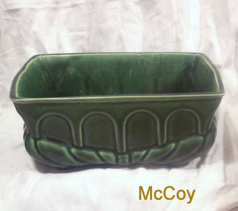 McCoy 1960s Oblong Footed Planter