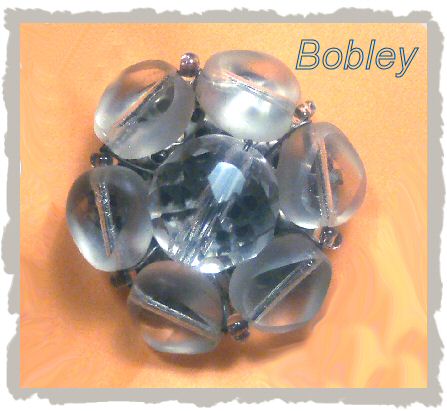 Bobley Glass Bead Vintage Single Earring
