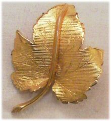 Textured Leaf Pin