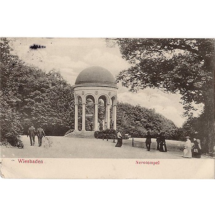 1906 Wiesbaden Nerotempel RPPC Postcard